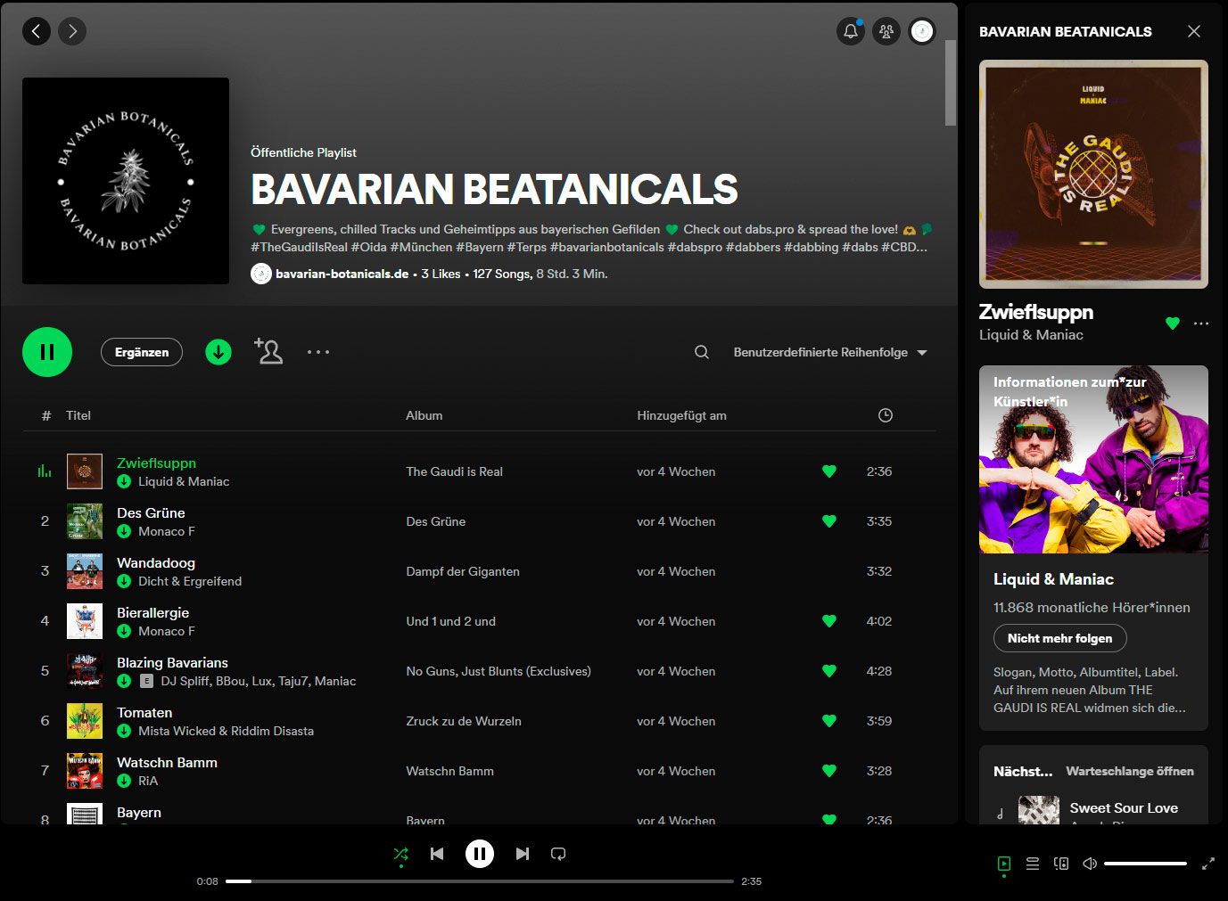bavarian beatanicals spotify playlist