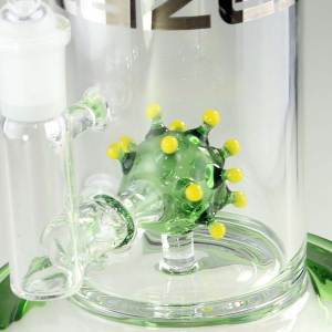 blaze virus ball Ölbong/glas rig 24 cm grün