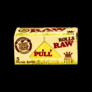 produkt 0312 raw natural rolls king size slim papers rolle drehpapier 5m hempfiber