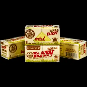 produkt 0313 raw natural rolls king size slim papers rolle drehpapier 5m hempfiber