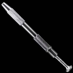 black leaf dab tool greifer für terp pearls silber 12,3 cm