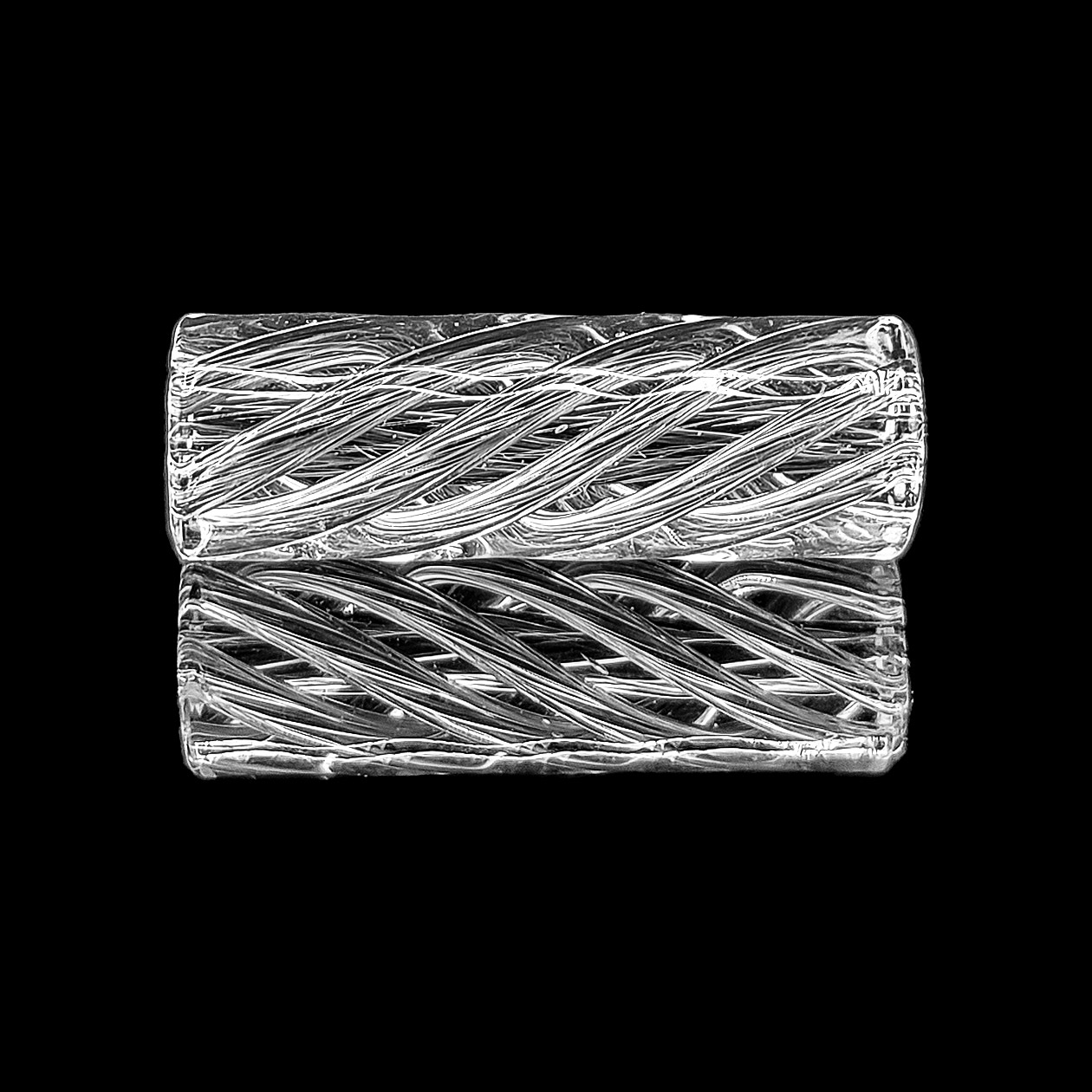 bavarian botanicals premium glastip "eiskoider bua" 10 mm transparent/klar