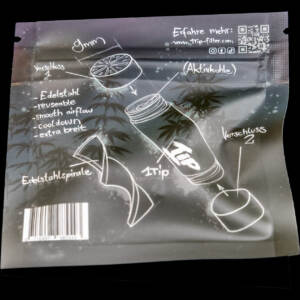 1tip 6 mm filter/tip edelstahl darkgold edition starter set (wiederverwendbarer aktivkohlefilter)