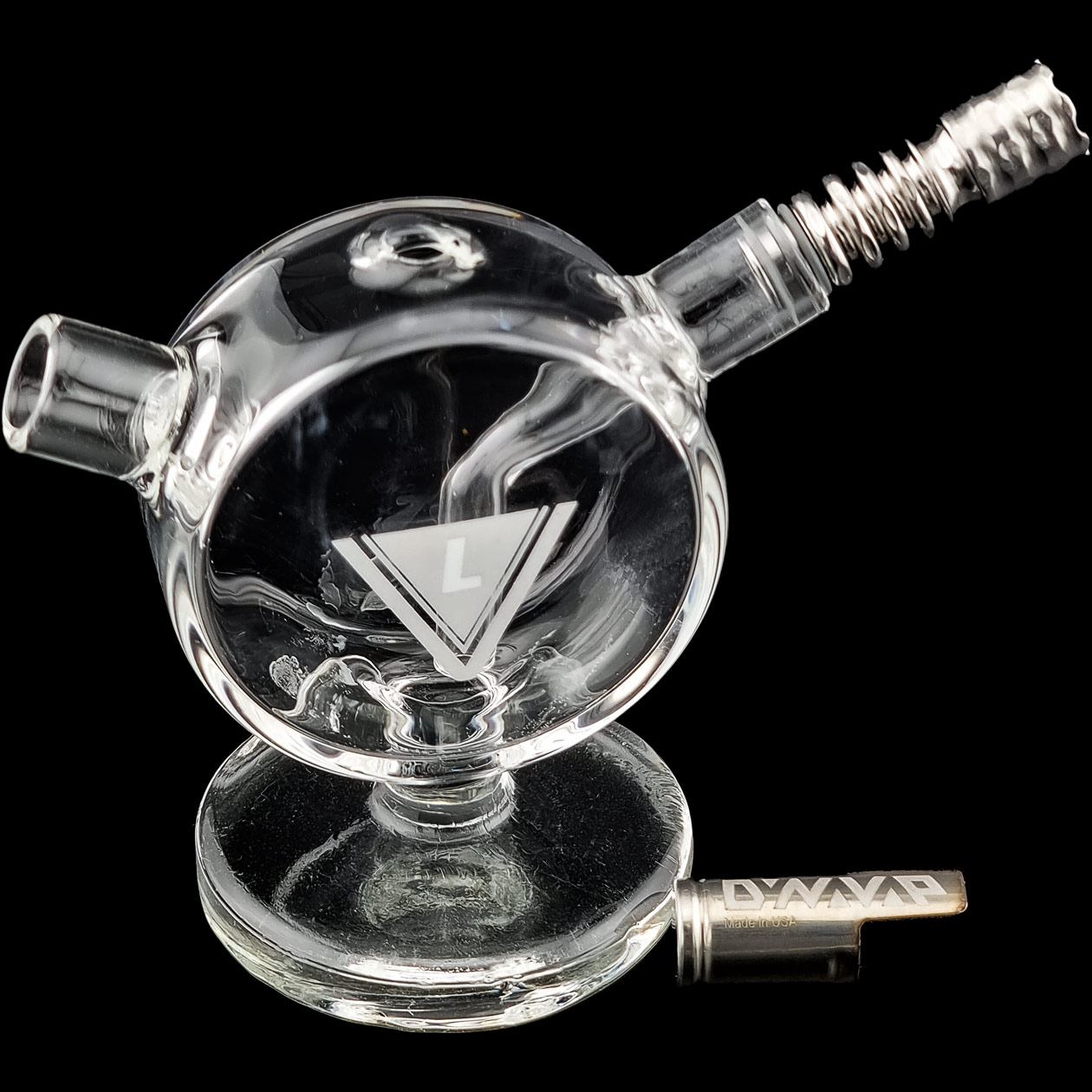 black leaf vaporizer bongaufsatz spirale Ø 12mm mit dynavap spitze klar