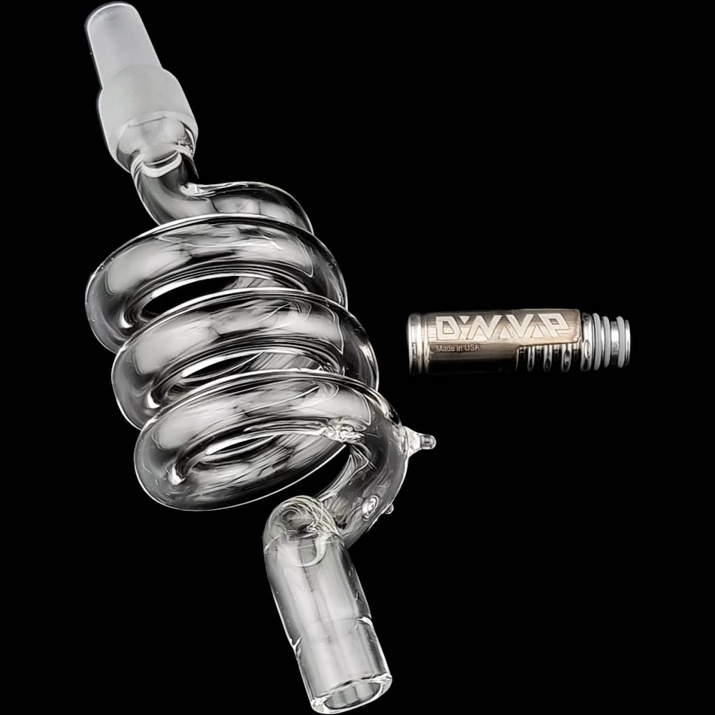 black leaf vaporizer bongaufsatz spirale Ø 12mm mit dynavap spitze klar