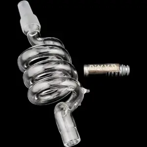 black leaf vaporizer bongaufsatz spirale Ø 12mm mit dynavap spitze klar