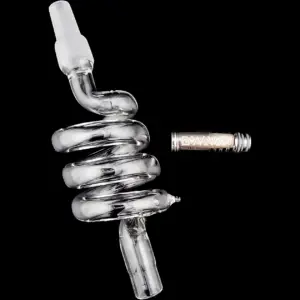 black leaf vaporizer bongaufsatz spirale Ø 12mm mit dynavap spitze klar