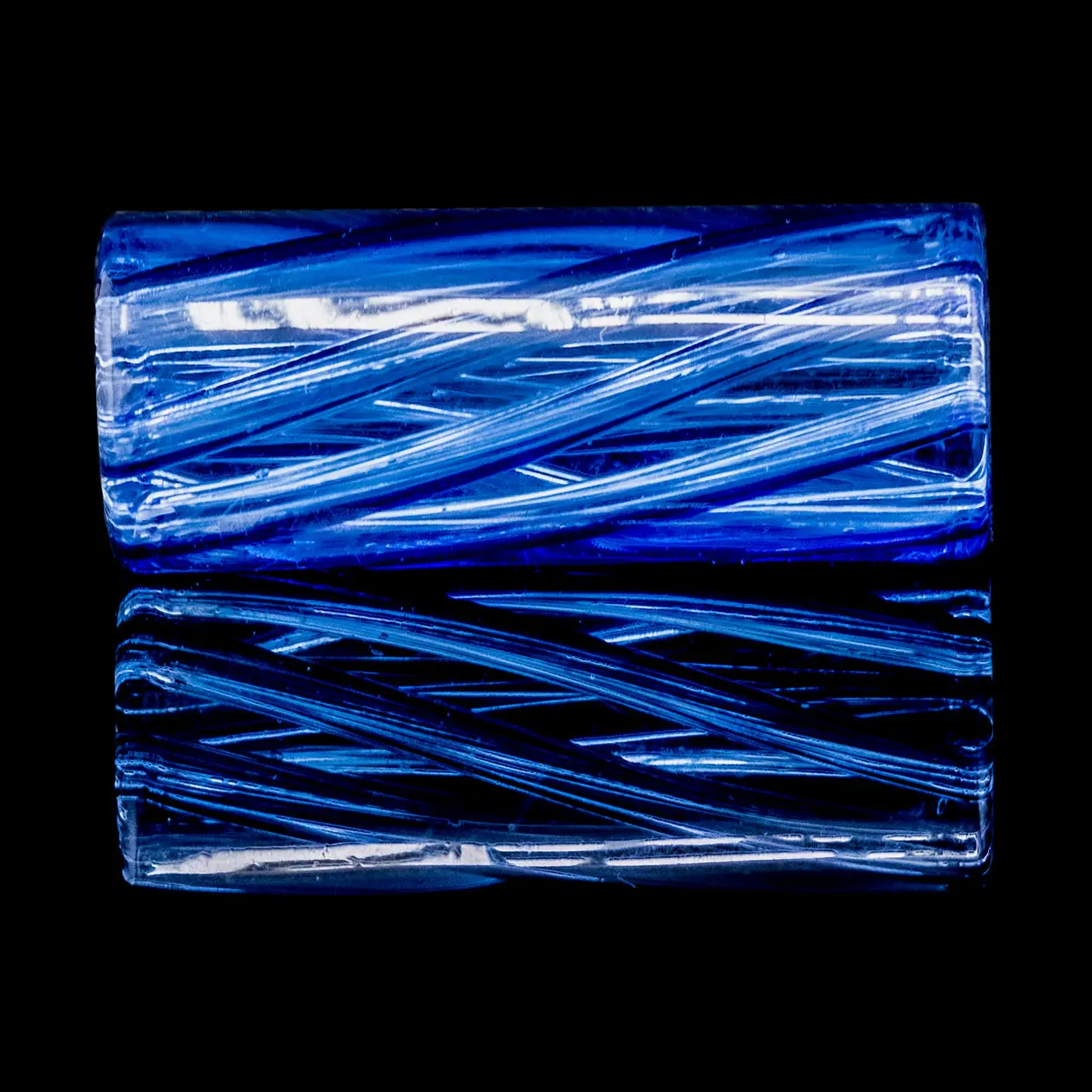 bavarian botanicals premium glastip "doink kini" 13 x 30 mm königsblau