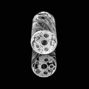 bavarian botanicals premium glastip "doinkini" 12 mm transparent/klar