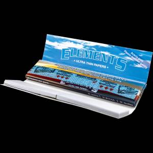 elements connoisseur ultra thin rolling papers & tips (heftchen à 32 blatt + 32 tips) drehpapier