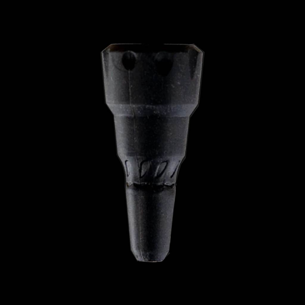 dynavap bonger water pipe adapter (wpa) bongadapter 10/14 mm silikon/edelstahl schwarz
