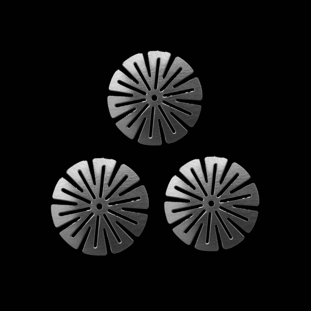 dynavap ccd edelstahl siebchen/filter set für dynavap vaporizer (3 stk.)