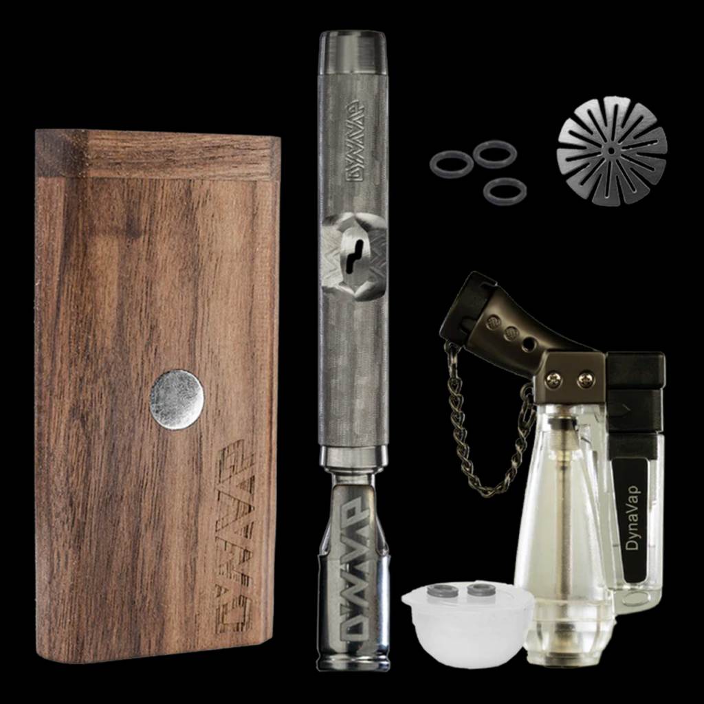dynavap the "m" 7 starter pack verdampfer/vaporizer aus edelstahl im set