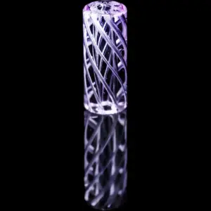 produkt 897 bavarian botanicals premium glastip doink who glasfilter 12mm lila flieder violett transparent glass tip