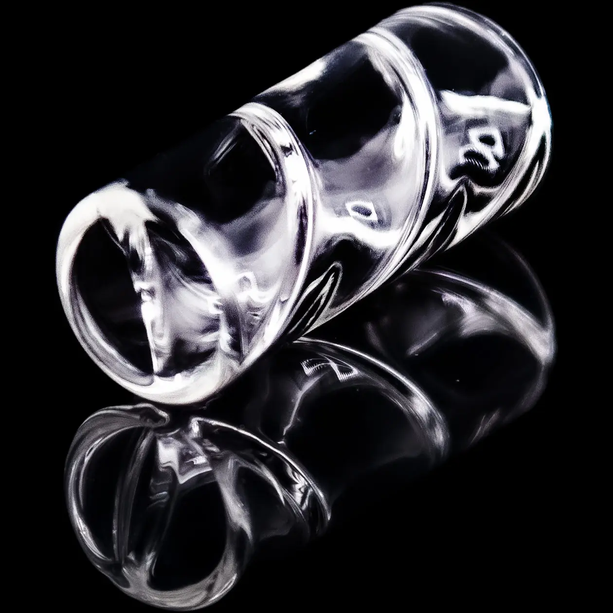 produkt 915 bavarian botanicals premium glastip eisbachwelle glasfilter 12mm klar transparent klar glass tip