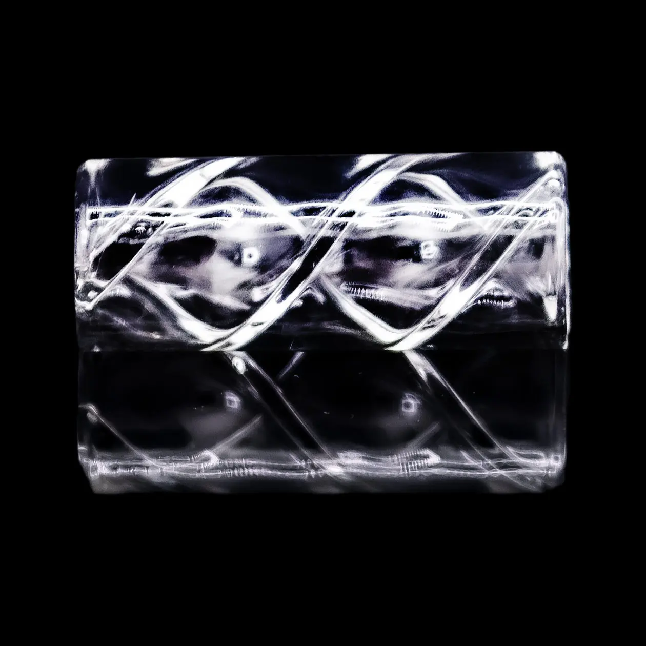 produkt 916 bavarian botanicals premium glastip eisbachwelle glasfilter 12mm klar transparent klar glass tip