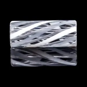 produkt 920 bavarian botanicals premium glastip bayerisch creme glasfilter 12mm klar transparent weiss gestreift glass tip