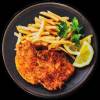 moodmats schnitzel mit pommes moodmat full color print (made in usa)