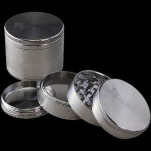 black leaf edelstahl grinder 4 tlg. Ø 52 mm