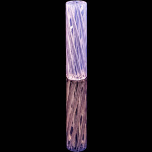 bavarian botanicals premium glastip "linaria vulgaris" ("frauenflachs") 8 mm rosa/milchglas