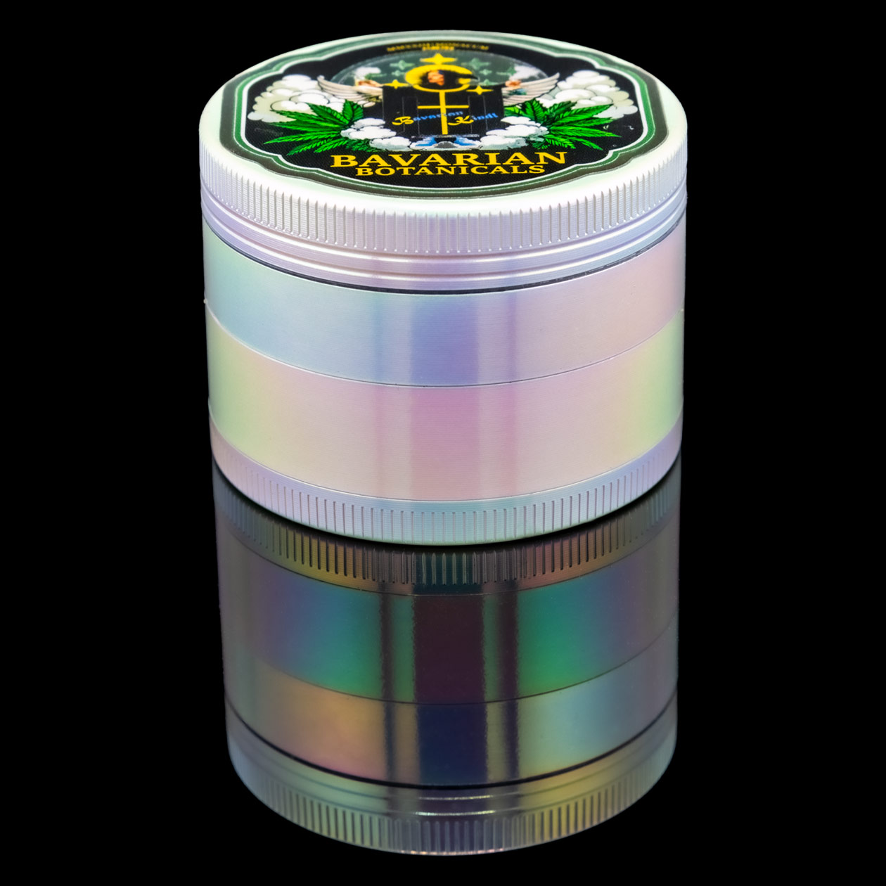 bavarian botanicals grinder basic small 5 tlg. Ø 40 mm aluminium black