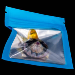 mucglass pendant purple glaskunst anhänger massiv (handmade in munich)