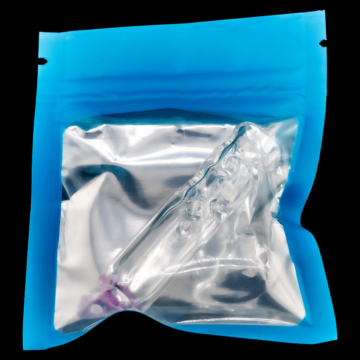 mucglass filter big pink/rosa 13 x 50 mm glastip/glas filter (handmade in munich)