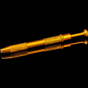 bavarian botanicals "perlengrapscher" dab tool greifer für terpballs/terp pearls gold 12 cm