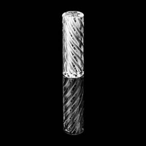 bavarian botanicals premium glastip "christel" 8 mm (l 25 mm) transparent/klar