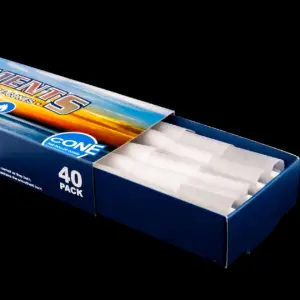 elements ultra thin rice cones king size (40 pre rolled jointhüllen/vorgedrehte hülsen mit tips)