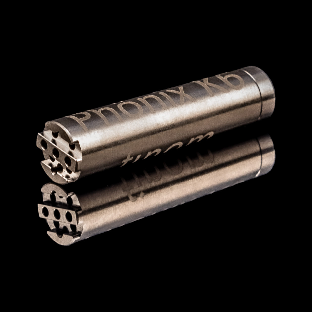 finom metall phönix k6 filter/tip aus edelstahl 6 mm (wiederverwendbarer aktivkohlefilter)