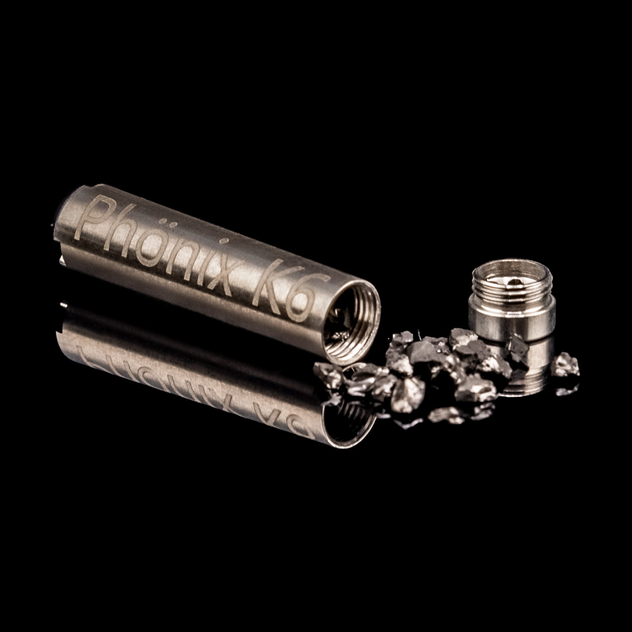 finom metall phönix k6 wiederverwendbarer aktivkohlefilter aus edelstahl