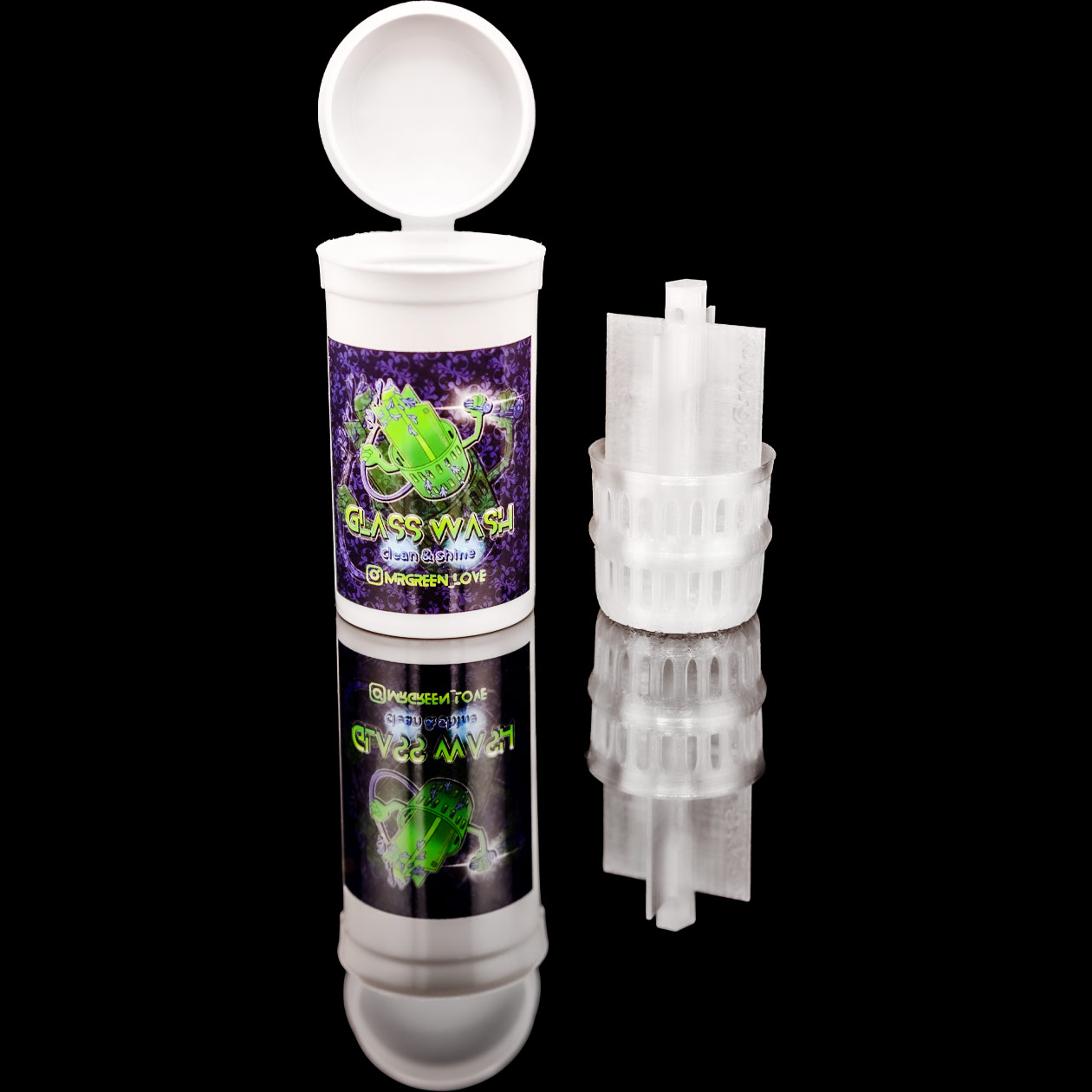 mr. greenlove glass wash 3.0 xl (9/10/11/12 mm, griff mittig) glastip waschanlage