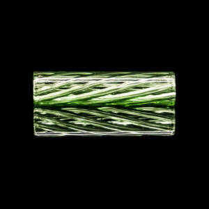produkt 1337 bavarian botanicals premium glastip glasfilter 7mm gruen green transparent clear durchsichtig glass handmade spiralen