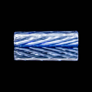 produkt 1340 bavarian botanicals premium glastip glasfilter 7mm blau blue transparent clear durchsichtig glass handmade spiralen