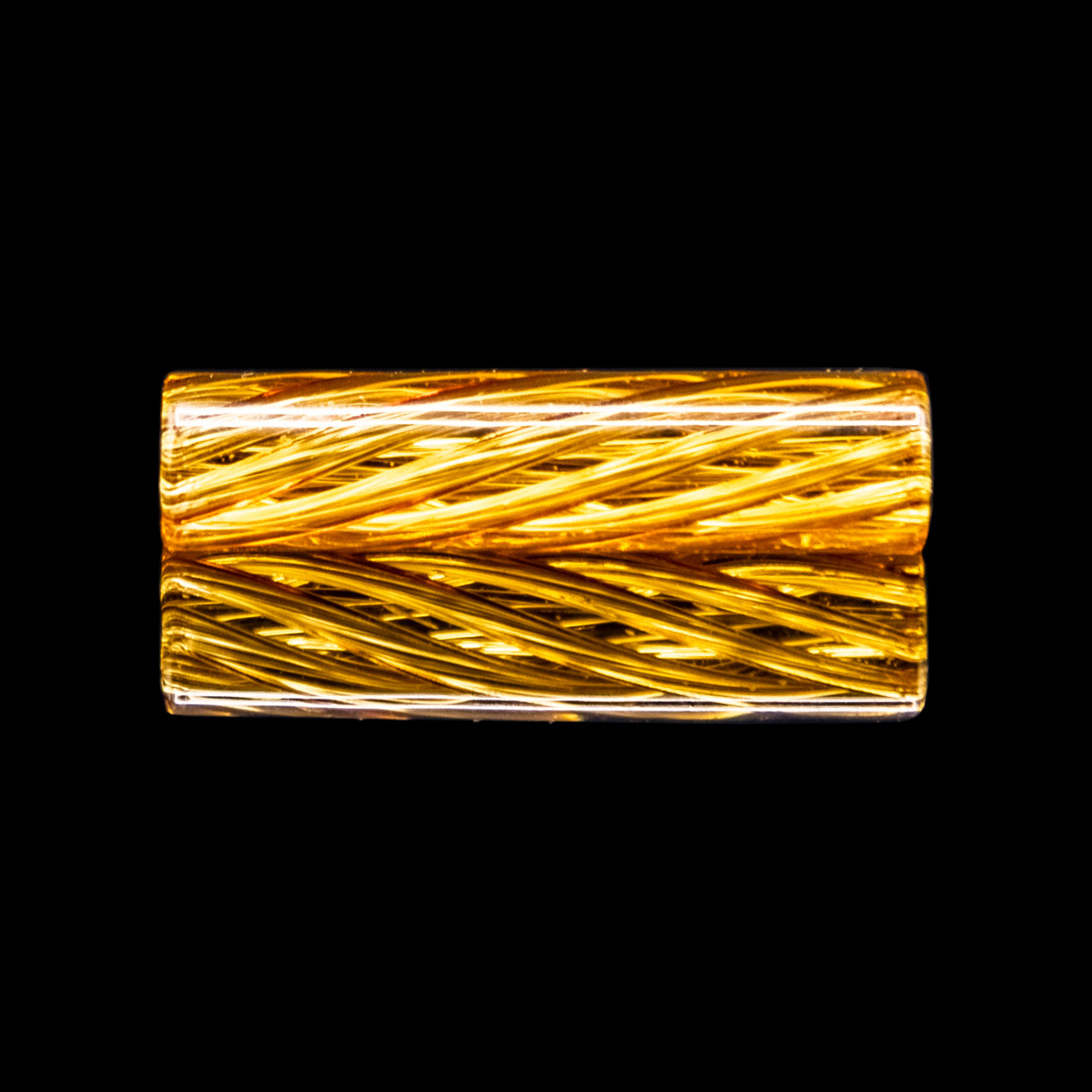 produkt 1343 bavarian botanicals premium glastip glasfilter 7mm orange bernstein transparent clear durchsichtig glass handmade spiralen