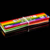 elements rainbow connoisseur ultra thin king size slim rolling papers & tips (32 blatt & tips)