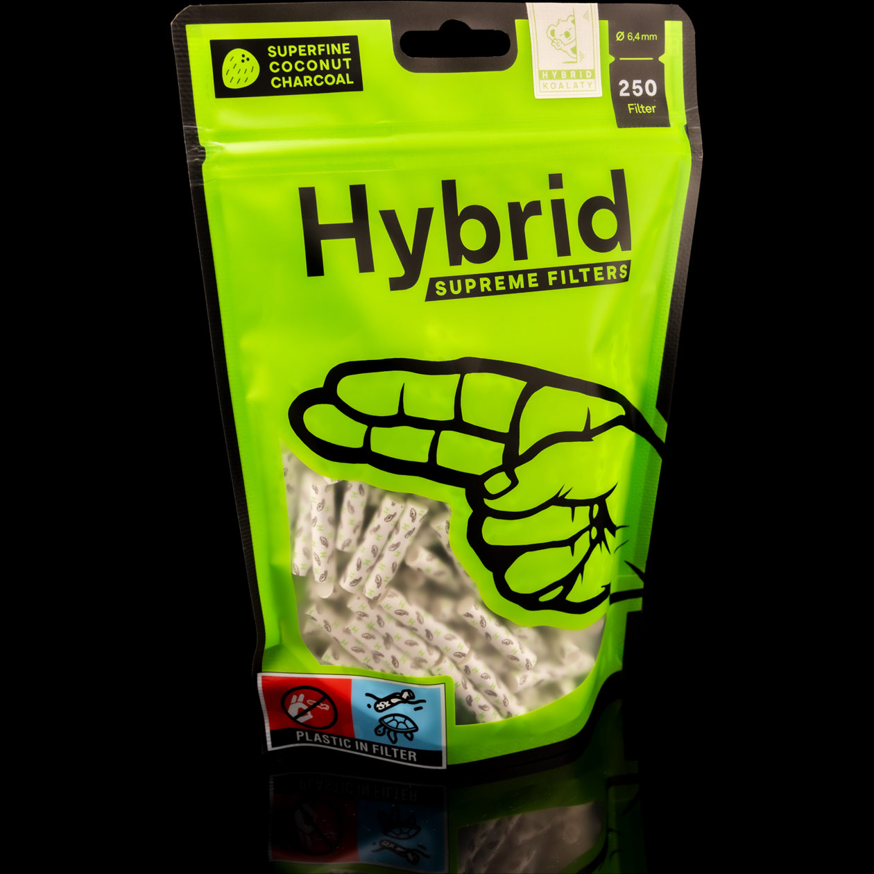 hybrid supreme filters zellstoff & aktivkohlefilter 250 stk. 6,4 mm beutel/bag hybrid supreme filters zellstoff & aktivkohlefilter 250 stk. 6,4 mm beutel/bag