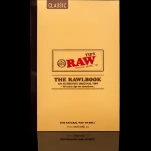 raw the rawlbook heft mit 480 classic filter tips (ungebleicht)