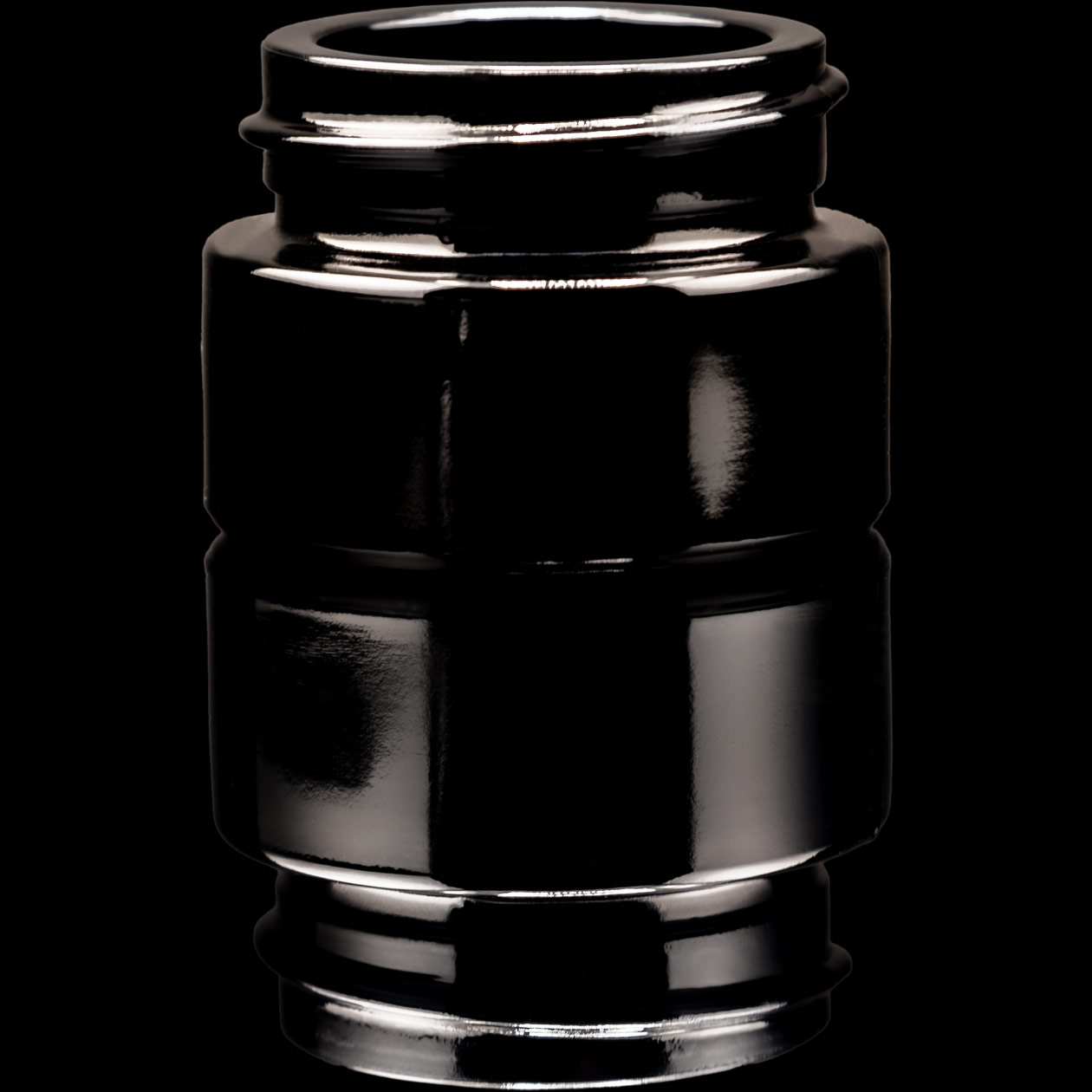 bavarian botanicals x miron jar/glastiegel 5 ml violettglas mit deckel ("rosin jar")