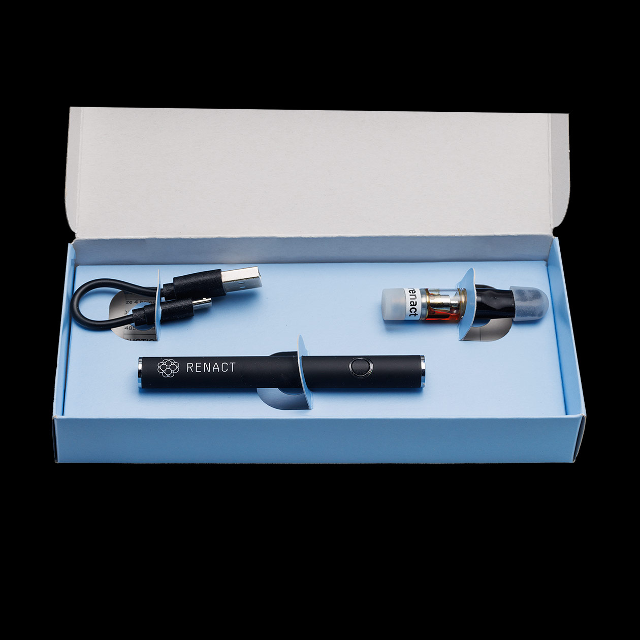 renact relief advanced kit vape pen & cbd kartusche 0,5 ml 365 mg cannabinoide (bio hanf)
