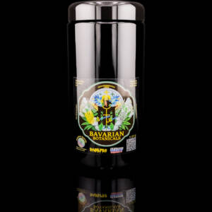 bavarian botanicals x miron weithalsdose aus violettglas (bis 60 g) inkl. 2 x boveda s8 62%