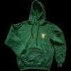 bavarian botanicals hoodie "bavarian kindl" mit stickerei waldgrün/gold unisex limited 1st batch