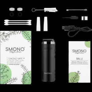 smono start v2 2025 vaporizer/verdamper für kräuter aluminium gehäuse usb c 220° c