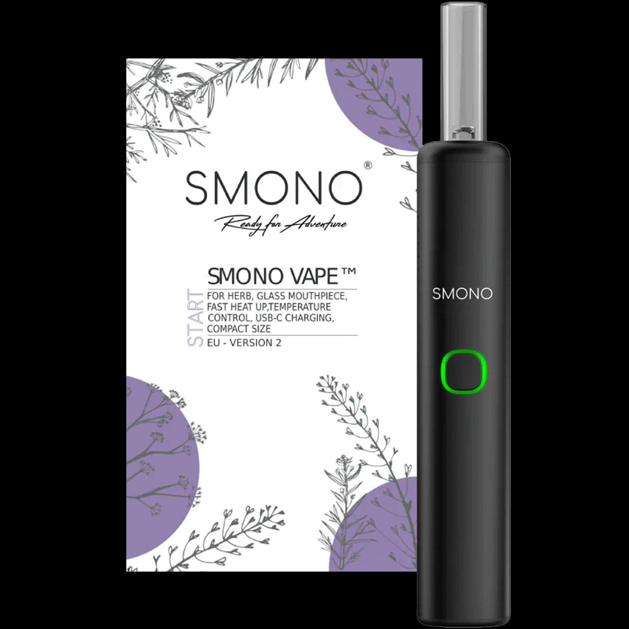 smono start v2 2025 vaporizer/verdamper für kräuter aluminium gehäuse usb c 220° c smono start v2 2025 vaporizer/verdamper für kräuter aluminium gehäuse usb c 220° c