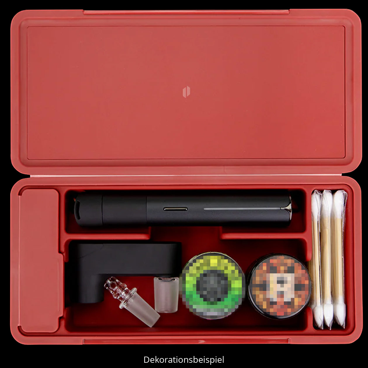 puffco travel case daybreak limited edition (aluminium aufbewahrungs /transportbox für pivot & hot knife)