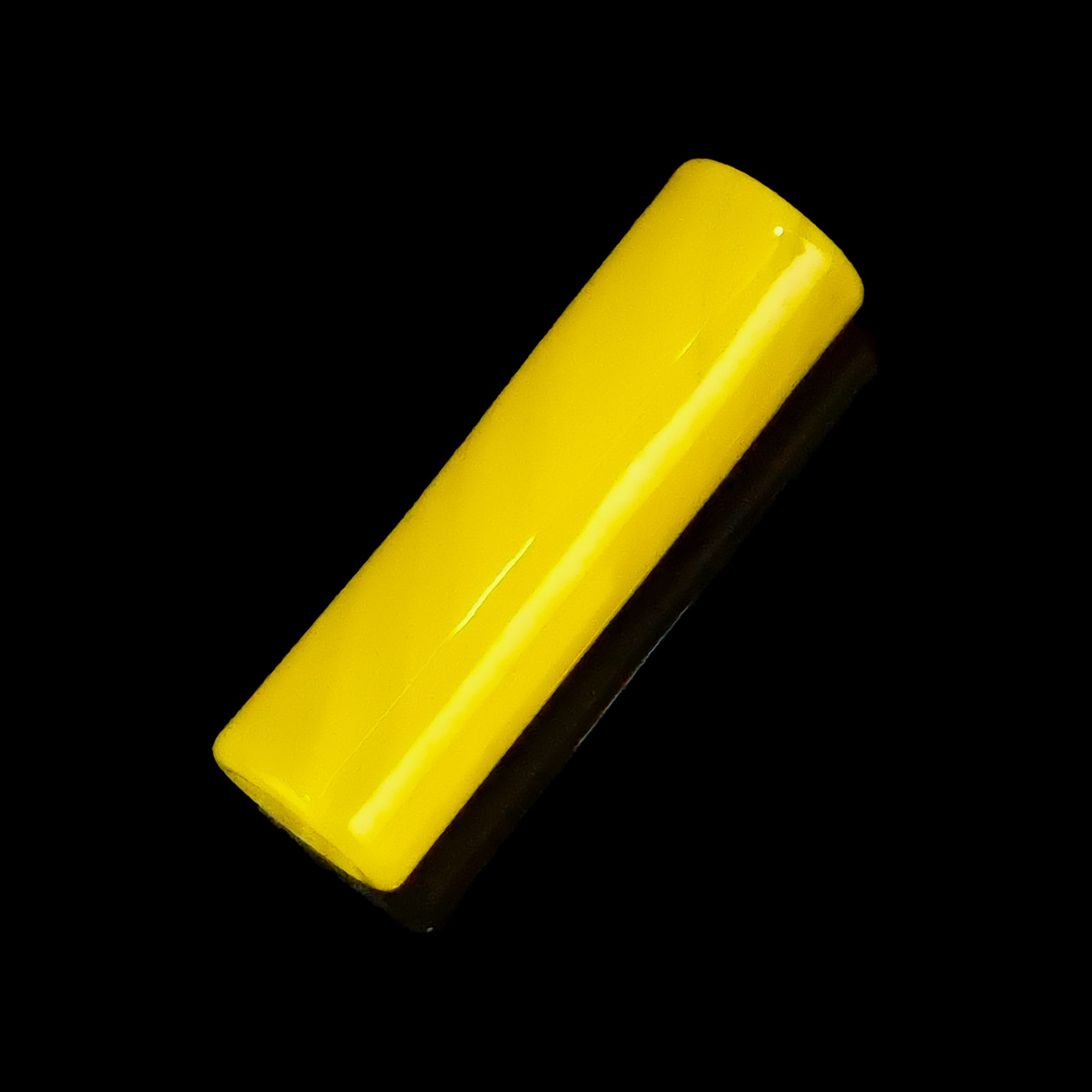 bavarian botanicals premium glastip “summer sun” 9 mm gelb/milchglas/transparent