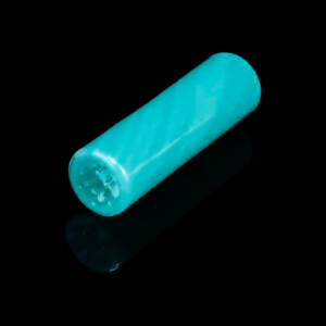 bavarian botanicals premium glastip “summer sun” 9 mm gelb/milchglas/transparent