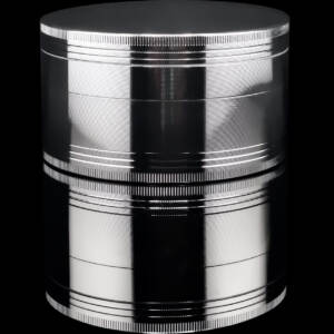 produkt 1825 champ high maxi grinder 10cm 100mm 4 tlg xxl riesengrinder crusher shredder big extra gross kraeutermuehle aluminium silber