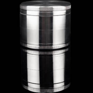 produkt 1846 bavarian botanicals edelstahlgrinder edelstahl gravur 63mm 4 tlg silber stainless steel crusher shredder kraeutermuehle edel